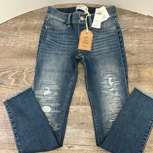 NWT Abercrombie Kids Girls Rhinestone Embellished Pull-On-Jegging Size 9/10